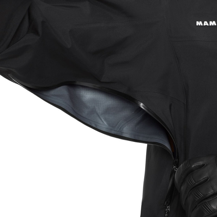 アイガー フリー プロ ハードシェル フーデッド ジャケット black