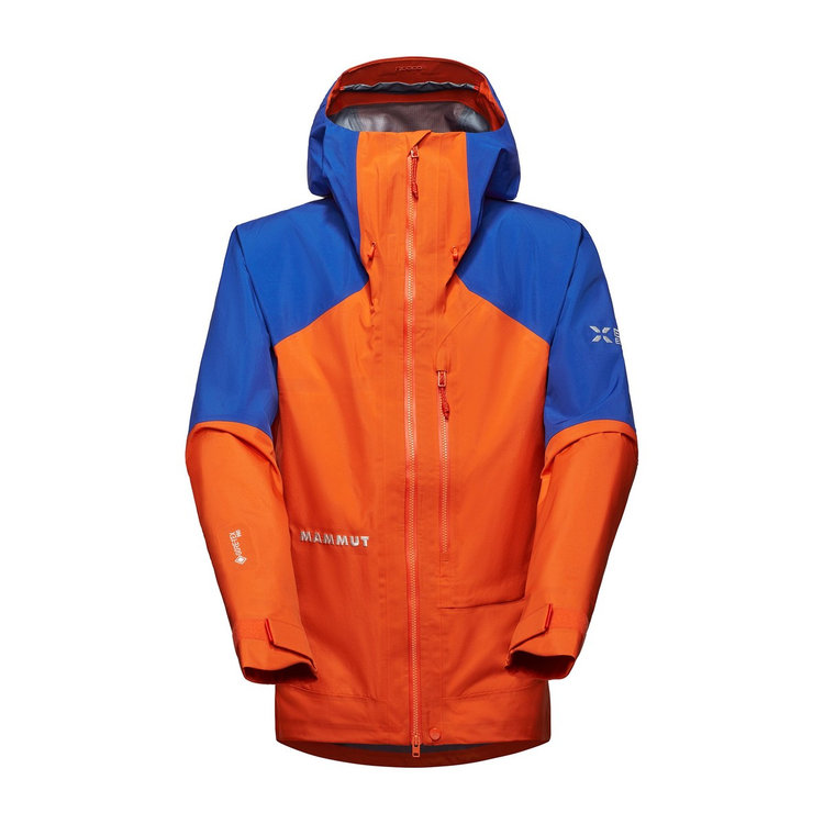 アイガー ノードワンド アドバンスド ハードシェル フーデッド ジャケット eiger orange-eiger blue