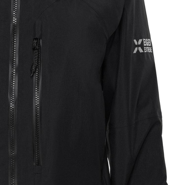 アイガー ノードワンド アドバンスド ハードシェル フーデッド ジャケット black