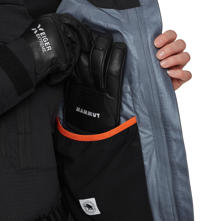 アイガー ノードワンド アドバンスド ハードシェル フーデッド ジャケット black