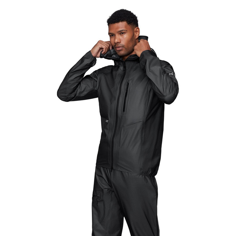 アイガー ノードワンド ライト ハードシェル フーデッド ジャケット black