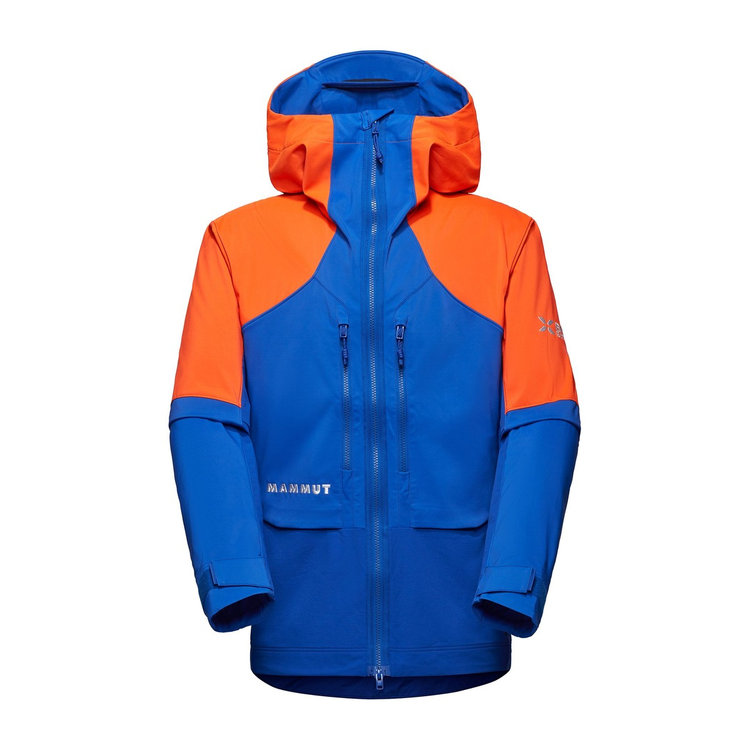 アイガー ノードワンド プロ ソフトシェル フーデッド ジャケット eiger blue-eiger orange