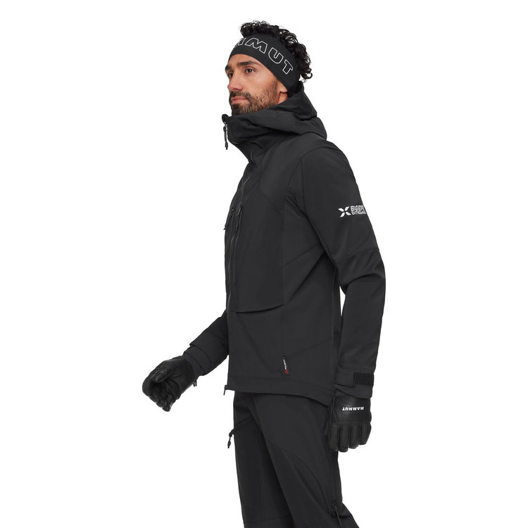 アイガー ノードワンド プロ ソフトシェル フーデッド ジャケット black