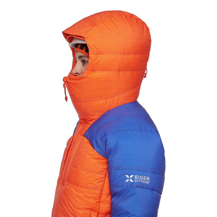 アイガー ノードワンド プロ ダウン インサレーション フーデッド パーカー eiger orange-eiger blue