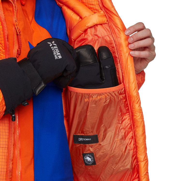 アイガー ノードワンド プロ ダウン インサレーション フーデッド パーカー eiger orange-eiger blue