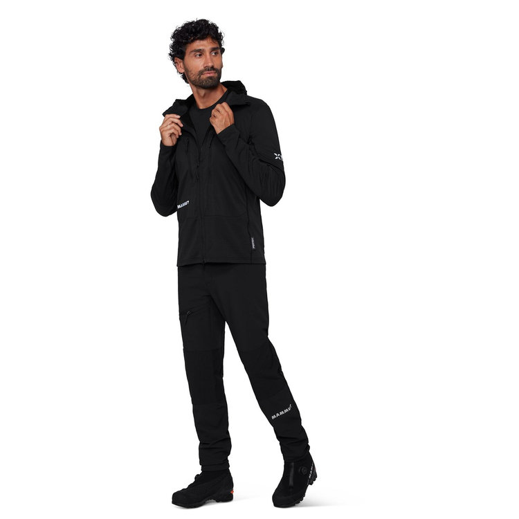 アイガー ノードワンド インサレーション フレックス エア ハイブリッド フーデッド ジャケット black