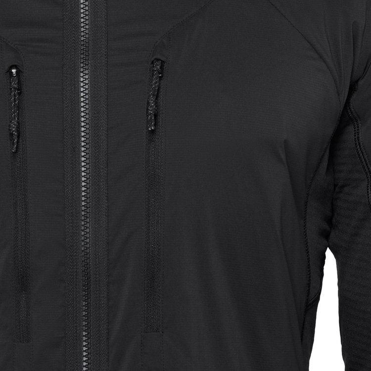 アイガー ノードワンド インサレーション フレックス エア ハイブリッド フーデッド ジャケット black
