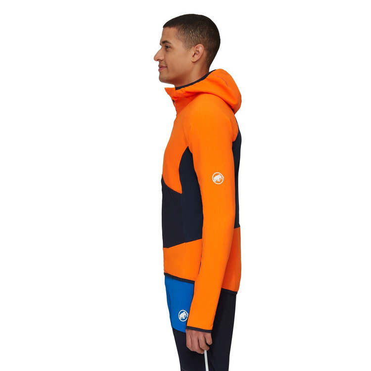 アイガー スピード ミッドレイヤー ハイブリッド フーデッド ジャケット arumita-night