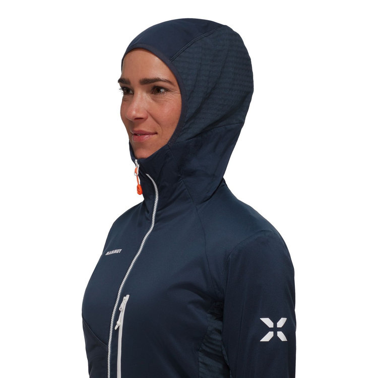 アイガー スピード ミッドレイヤー ハイブリッド ハーフジップ フーディー night