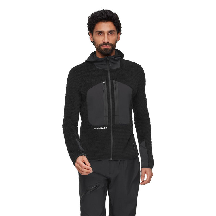 アイガー ノードワンド プロ ミッドレイヤー エア フーデッド ジャケット black