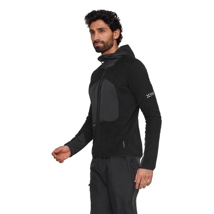 アイガー ノードワンド プロ ミッドレイヤー エア フーデッド ジャケット black