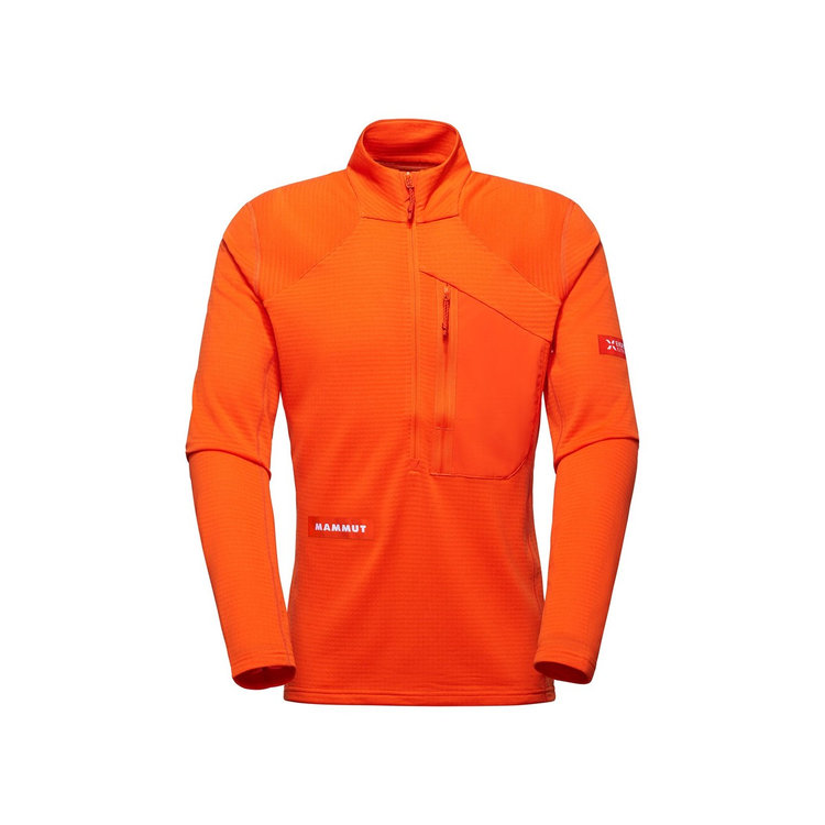 アイガー ノードワンド アドバンスド ファーストレイヤー ハーフジップ プル アジアンフィット eiger orange