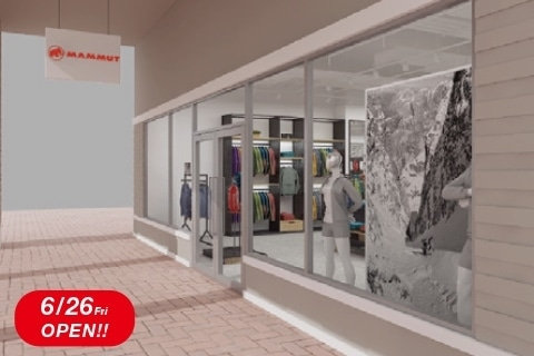 「MAMMUT factory OUTLET 御殿場店」オープン
