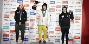 MAMMUTアスリートの森秋彩がボルダリングジャパンカップ初優勝！