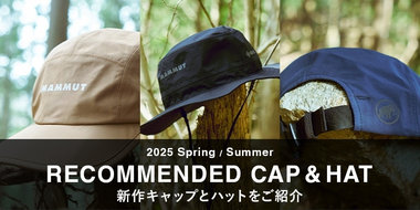 RECOMMENDED CAPS &amp; HATS 新作キャップとハットをご紹介