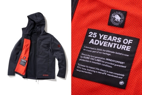 25周年を記念した限定モデル 「アルティメイト 8 SO フーデッド ジャケット 25 YEAR」が登場！